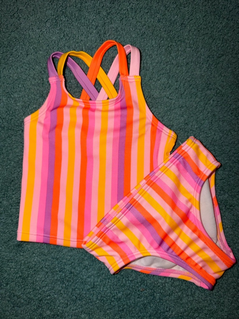 Cat & Jack Striped Baby Swim Set!